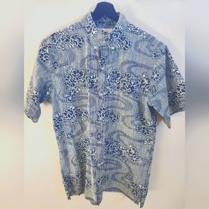 Reyn Spooner Aloha Hawaiin Shirt, Short Sleeve, Sz M - Excellent!